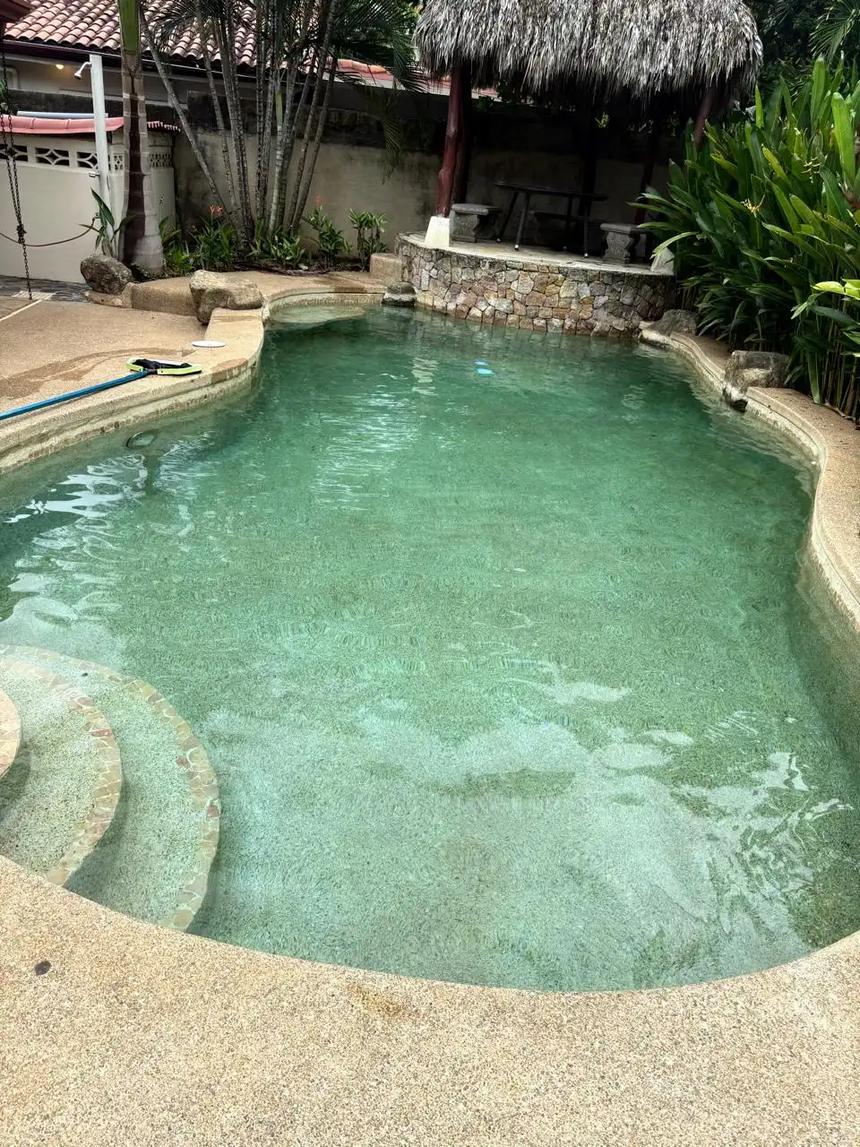 Piscina después del servicio